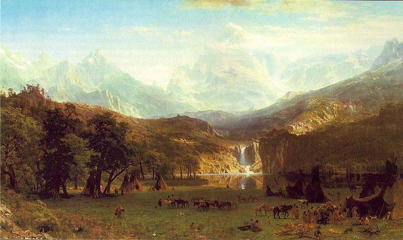 Albert Bierstadt The Rocky Mountains, Lander Peak France oil painting art